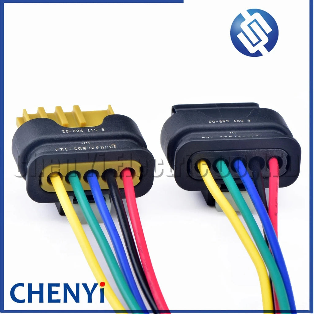 5 Pin Auto Air flow meter connector Engine intake manifold servo motor plug 8517903-02 8509445-02 805-123-541