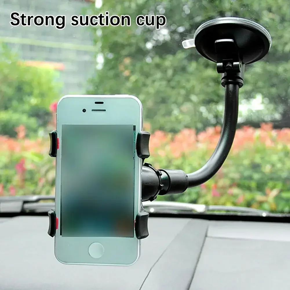 Car Phone Holder Universal Windshield Dashboard 360° Rotation Cellphone Mount Lazy Bracket Flexible Navigation Stand Amagi