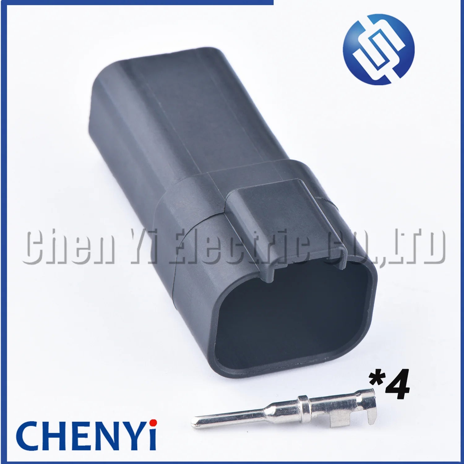 Deutsch black 4 Pin/way DT 1.5mm series Male Female Automotive Waterproof Connector Sealed Plug DT06-4S DT04-4P