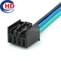 4 Pin Connector Unsealed 5mm Series Female Connectors Cable Plug Motorcycle Electrical Harnesses Wiring Harness