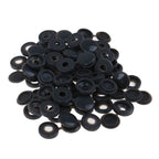 50Pcs Car Hinged Cover Cap Number Plate Fitting Fixing Self Tapping Screw For License Plate Screw Caps Screws Plugs