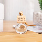 Car Air Freshener Diffuser Hangings Bottle Unique Golden Glitter Auto Oil Diffuser Unique Golden Glitter Automotive Air Amagi