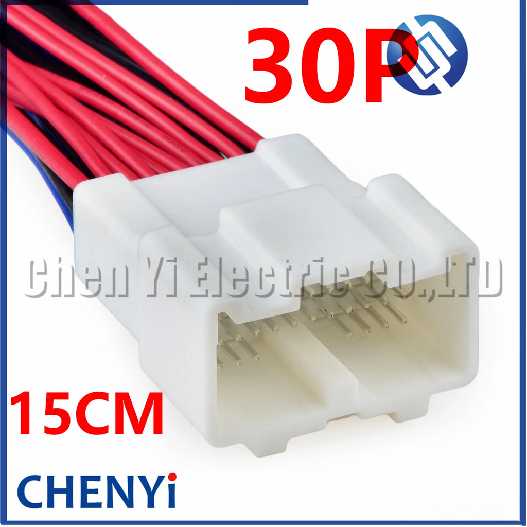 30 Pin Automotive connector engine control Computer board 89661-0DL80 ECU Wire harness plug 1318758-1 90980-12151 For Toyota