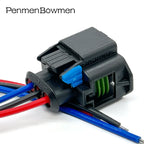 1 Set 3 Pin 3.5mm Auto Waterproof Electrical Cable Connectors Wire Harness Plug Socket Plastic Housing 15397338