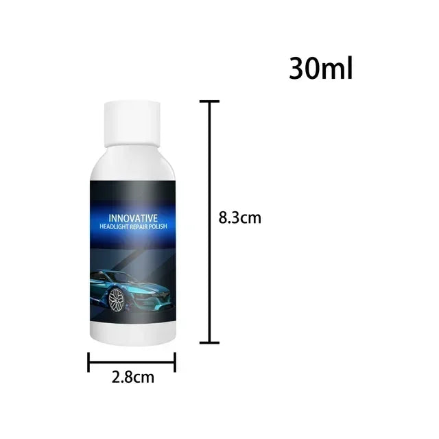 Motorcycle Car Headlight Restoration Polishing Kits Headlamp Scratch Remover Repair Cleaning Paste Oxidation Polish Liquid Tools