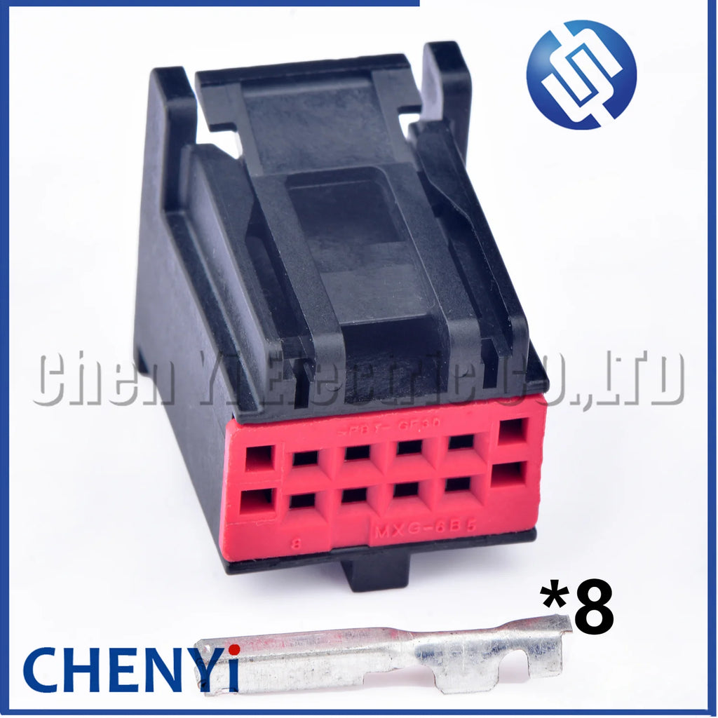 8 Pin Automotive connector Rearview Mirror Reversing Camera Module Plug 30968-1080 30700-1080 30700-1081 For Ford Maverick