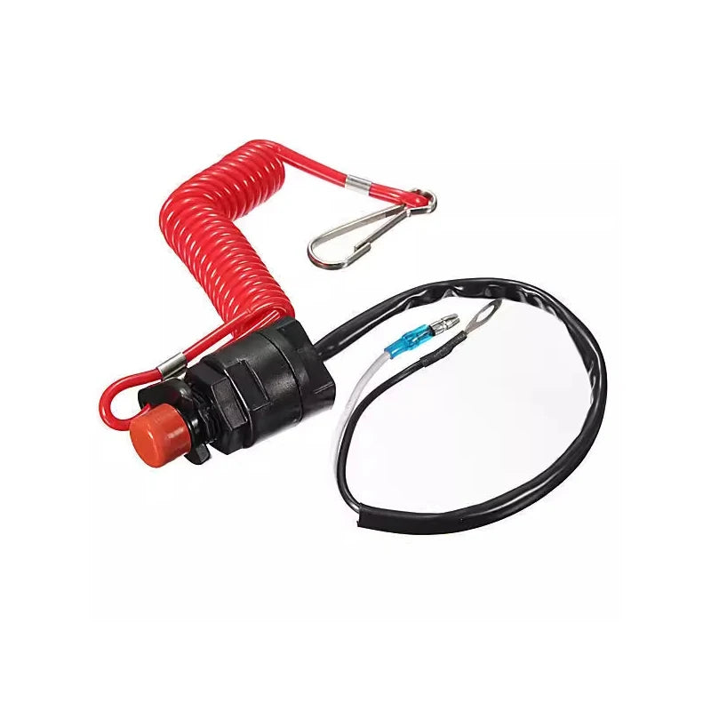 Applicable to Yamaha outboard motor, motorboat outboard motor parts, emergency flameout switch, fire extinguishing cable, flameo