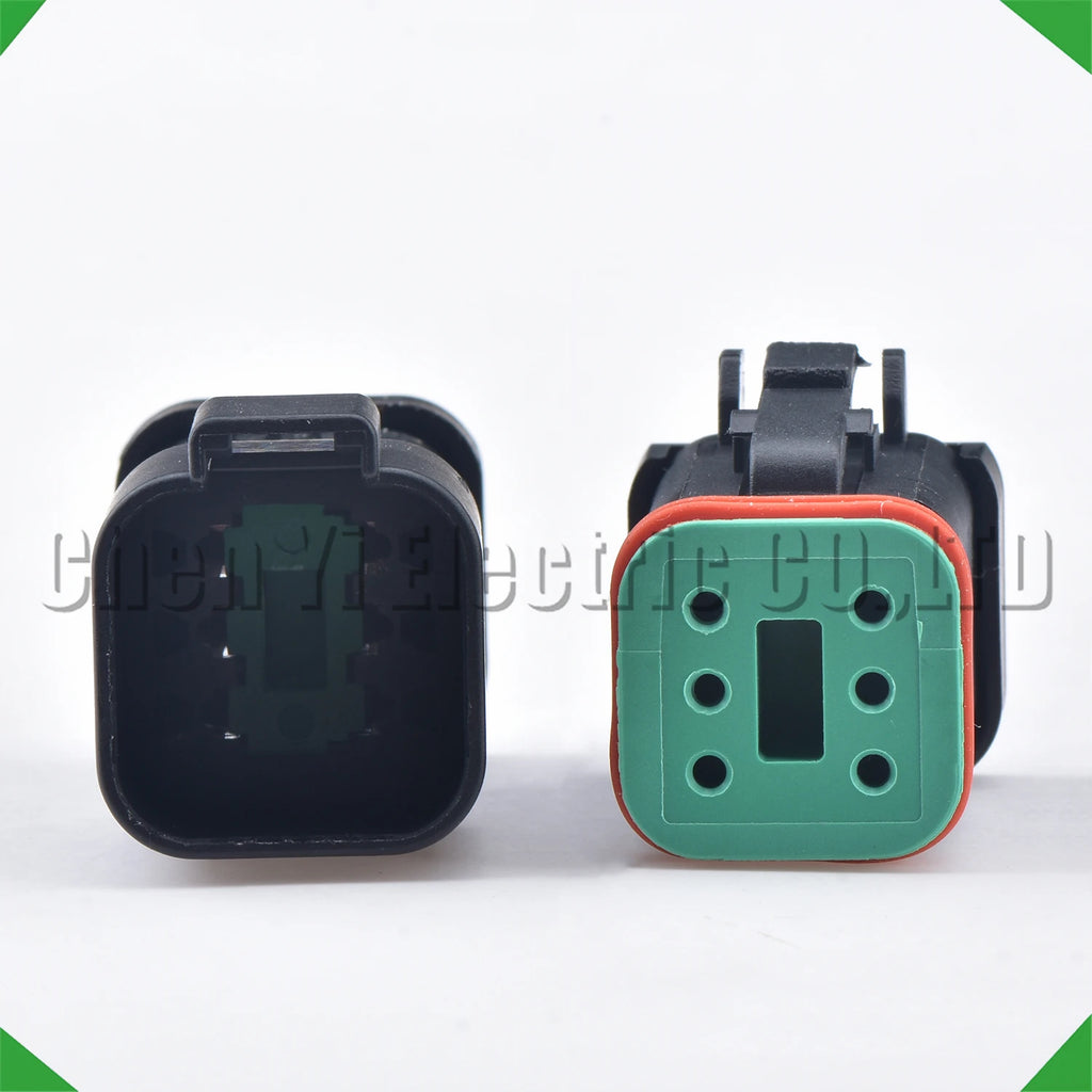 6-Pin Connector Black series Connector Waterproof Socket Deutsch Engineering Vehicle