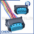 12 Pin Automotive connector Led Lamp Headlight Head Light wiring harness Plug Pigtail 61132359991 1-1452335-1 1-1452334-1
