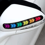 2PCS Car Reflective Sticker Mirror Safety Warning Tape Sticker Mark Styling Reflective Mirror Stickers for Auto Decor DIY Tape
