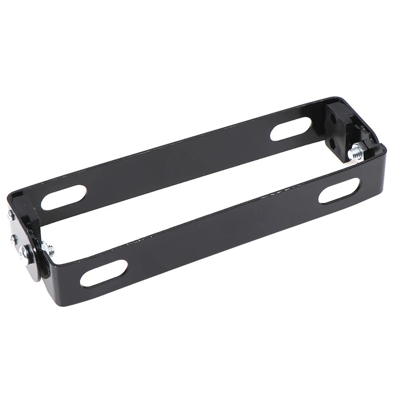 Universal Motorcycle Car License Plate Frame Aluminum Power Racing Auto Adjustable Angle Metal License Plate Holder Bracket