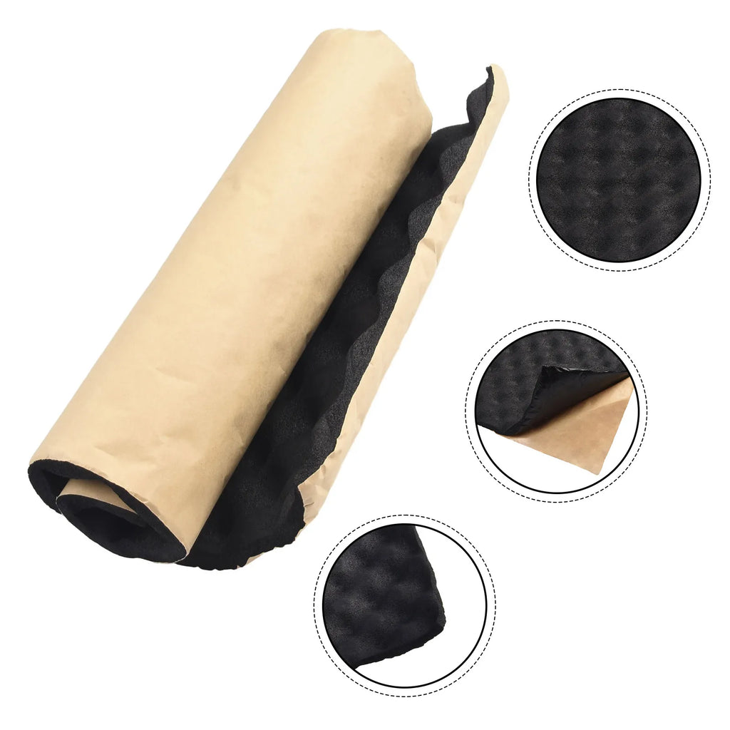 2cm Car Sound Deadener Noise Insulation Acoustic Dampening Foam Subwoofer Mat Car Hood Insulation Silent
