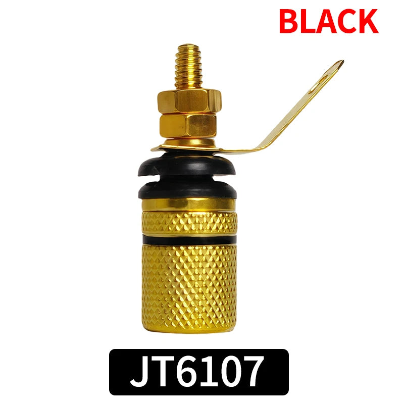10/20/40PCS 307-Type Gold-Plated Binding Posts, 4mm Banana Sockets for Speaker & Amplifier Panel Mount, High-Current Terminals