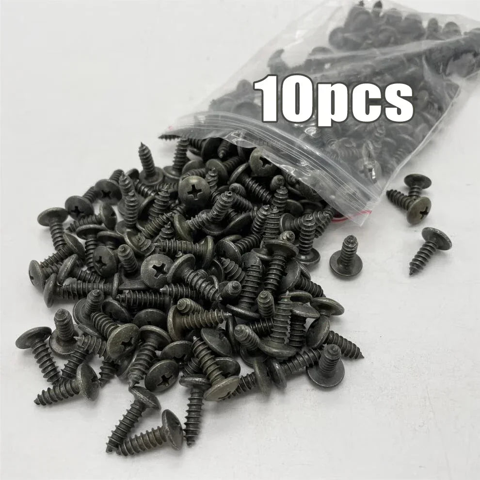 Mixed Car Motorcycles Metal 100/10pcs Screw Tapping Fastener U-Type with Screw Anti-rust Protection Clip Buckle Iron Sheet Amagi