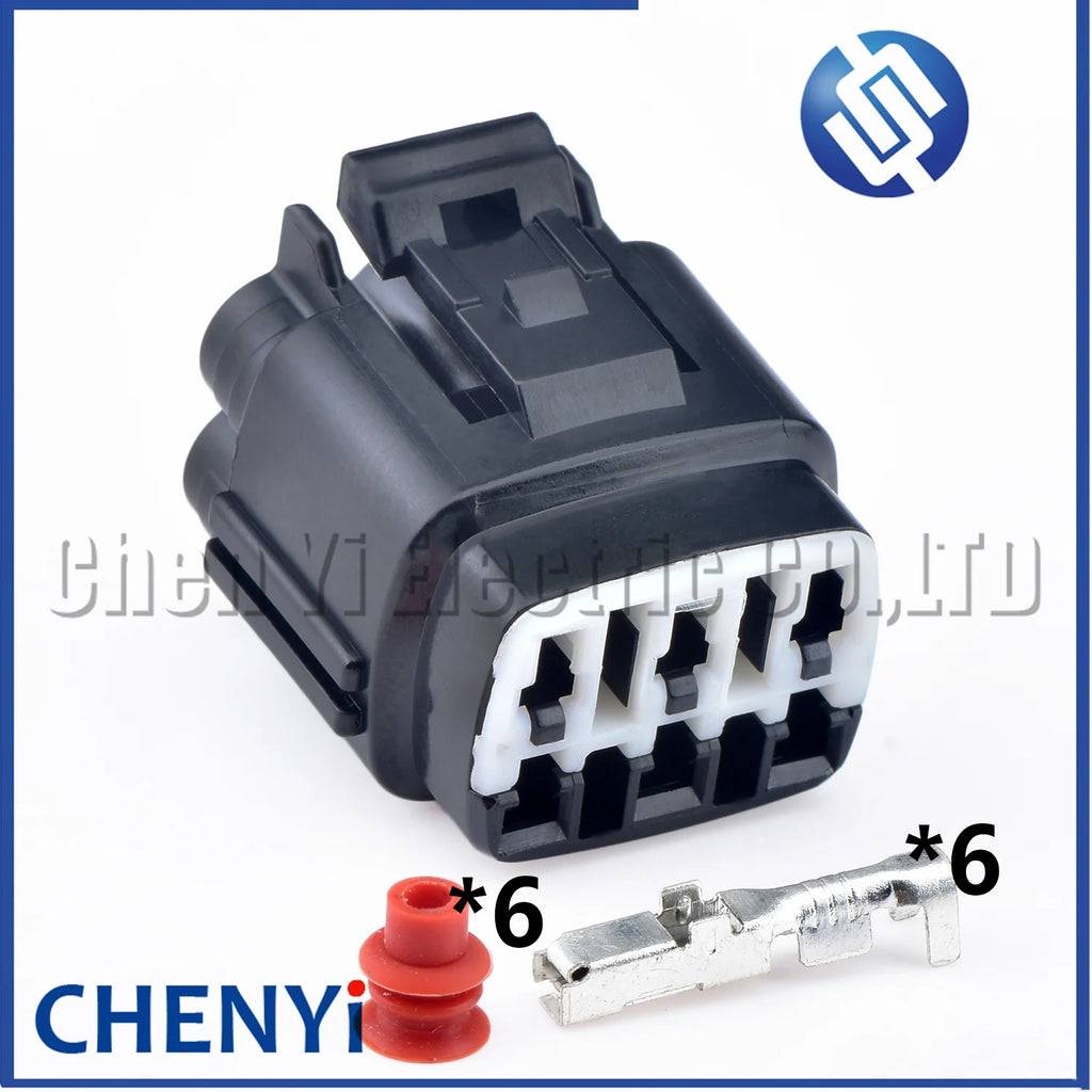 6 Pin Auto waterproof connector throttle pedal Plug socket 6189-0369 6188-0209 90980-11290 90980-11289 For Toyota Honda Nissan