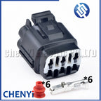 6 Pin Auto waterproof connector throttle pedal Plug socket 6189-0369 6188-0209 90980-11290 90980-11289 For Toyota Honda Nissan