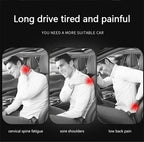 Car Lumbar Back Support Memory Foam Headrest Neck Lumbar Pillow Universal Soft Neck Pillows Seat Cushion Car Interior Accessorie