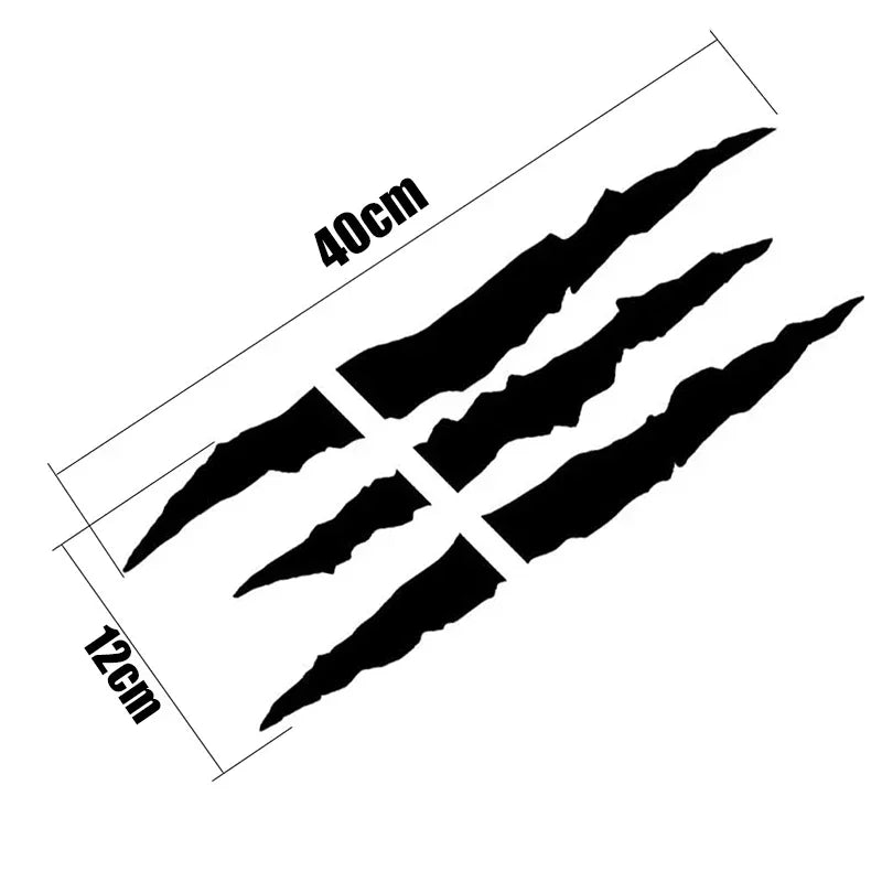 Car Motorcycle Monster Claw Scratch Sticker DIY Motocross Refit Creative Body Decoration Decals for YAMAHA SUZUKI HONDA Amagi