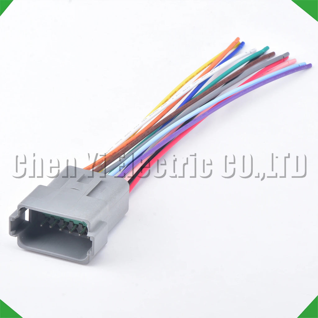 12-Pin Wire Harness female Waterproof Connector Automotive Electrical Harness pigtail