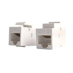 Tool-Free Keystone Jack CAT5E/CAT6/CAT6A RJ45 Ethernet Wall Plate - U/UTP Network Module Adapter for Home/Office/Data Center