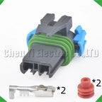 2-Pin Auto Connector Connector Connectors conditioning compressor blade Gm Chevrolet
