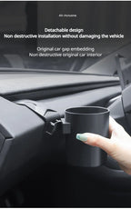 For Tesla Model Y Juniper/3/3+ Highland 2025 Water Cup Holder Beverage Rack Limiter Instrument Table Cup Support Car Tools Amagi