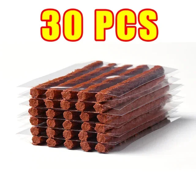 Tire Repair Tool Kit with Rubber Strips Tubeless Tyre Puncture Studding Plug Set Motorcycle Bike Truck Repair Accessories Amagi