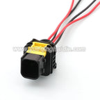 4 PIN 3.5mm Waterproof Male Female Connectors AC Assembly Car Wire Cable Adapter Auto Oxygen Sensor Plug 1-1703818-1 1-1418390-1