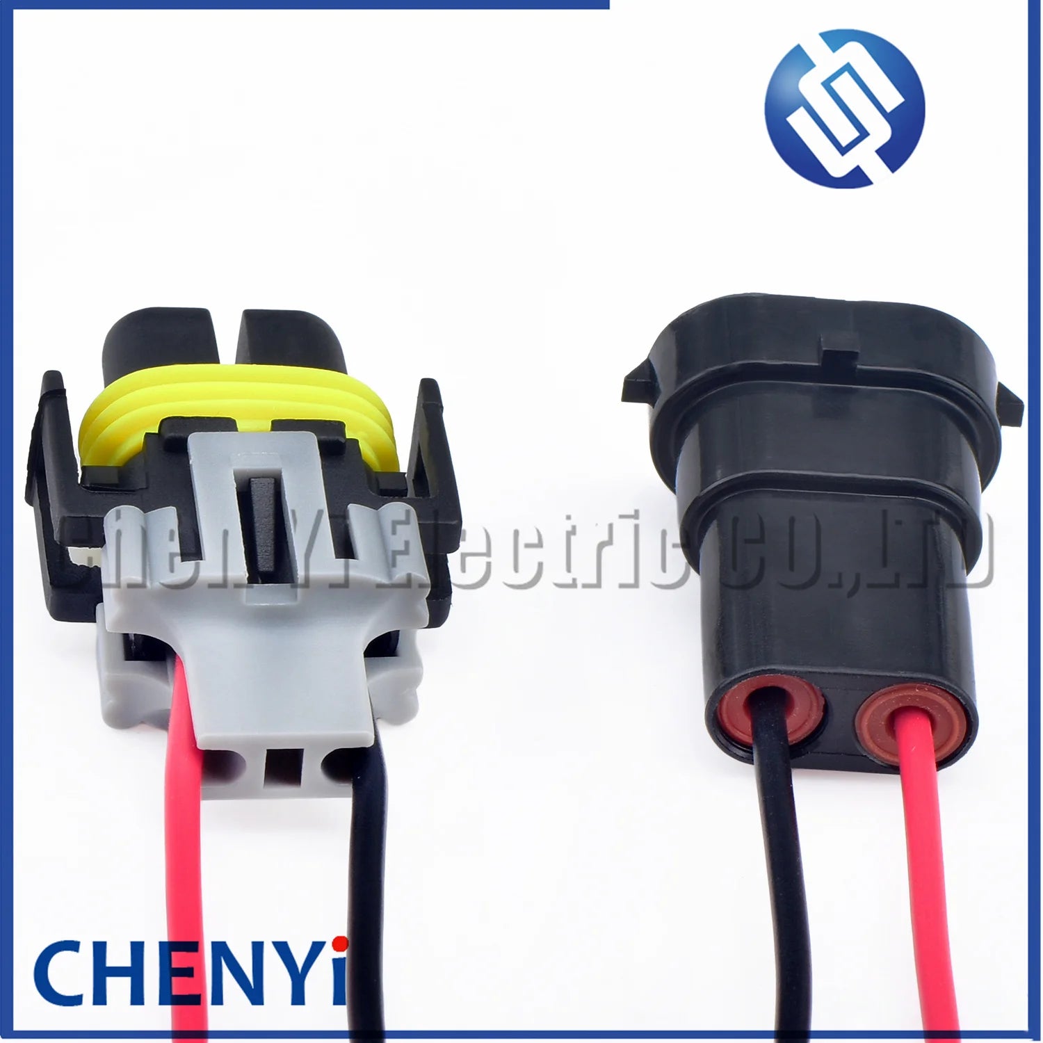 2 Pin Auto waterproof connector H8 H9 H11 Xenon light bulb headlight socket cornering lamp Wire harness plug 12124817 12124819
