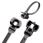 Car nylon cable tie stud thread installation 5*170 hole diameter M5M6 self-locking auto repair 4s store black cable tie