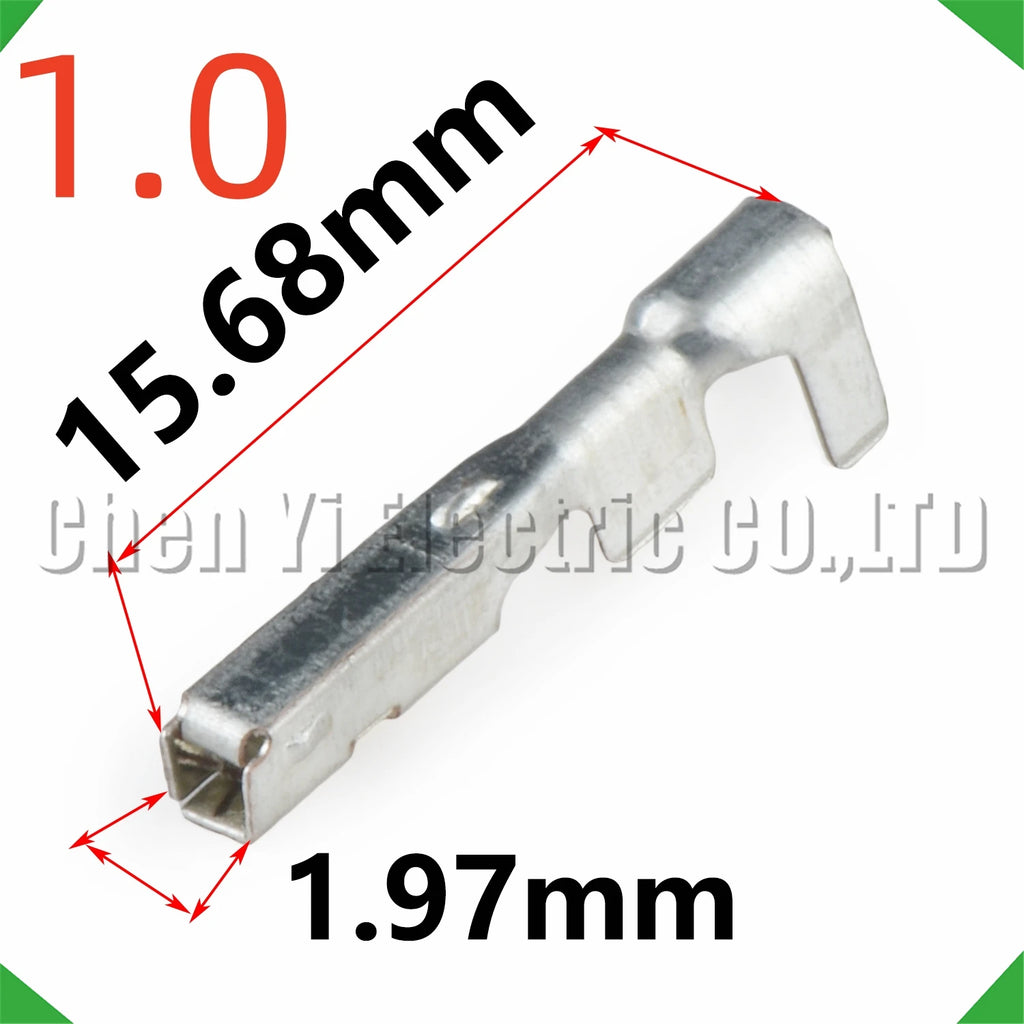 50 Pcs 1.0 mm Male or Female wire Crimp Pins For 7114-1466-02 7116-1466-02 Sheath Autom...
