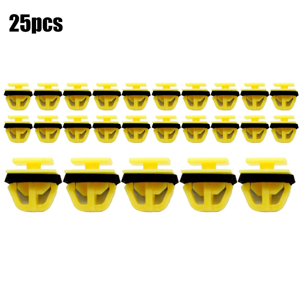25Pcs Exterior Sill  Body Side Moulding Retainer Clips For Hyundai 87758-35000 Auto Clip Rivet Retainer Fastener