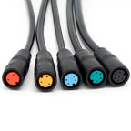 5/20/100 PCS M6 M8 Julet Sensor Waterproof Electric Bicycle Butt Joint Plug Male Female Ebike Display Cable Connector With Wire