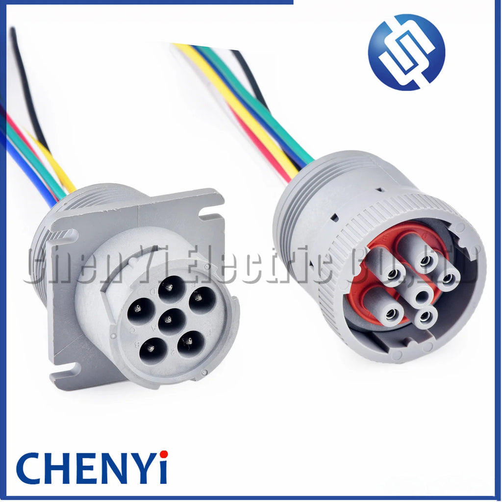 Gray 6 Pin HD16-6-96S HD10-6-96P 1.5mm Series Connector Waterproof Flame Retardant Plug For DEUTSCH