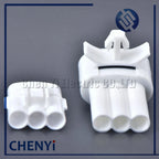 3 Pin auto waterproofing Wire Connector stoplight plug 6187-3281 6180-3261 For Honda Civic Si SiR Turn Socket