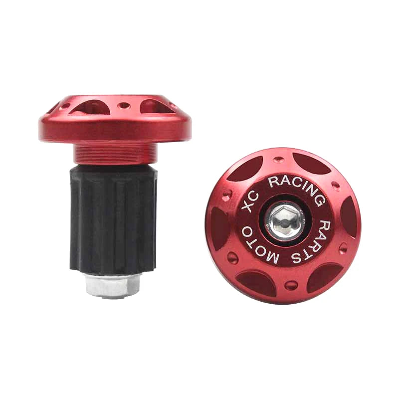 1Pair Motorcycle Handle Bar Ends Plug Grips Handlebar Plug Caps Motor Bike Accessories Motorcycle Expanding Locking Bar End Caps