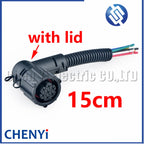 7 Pin circular Automotive waterproof connector truck Headlight wire harness Plug 18369.062.000 18369062000 For C7H G7S