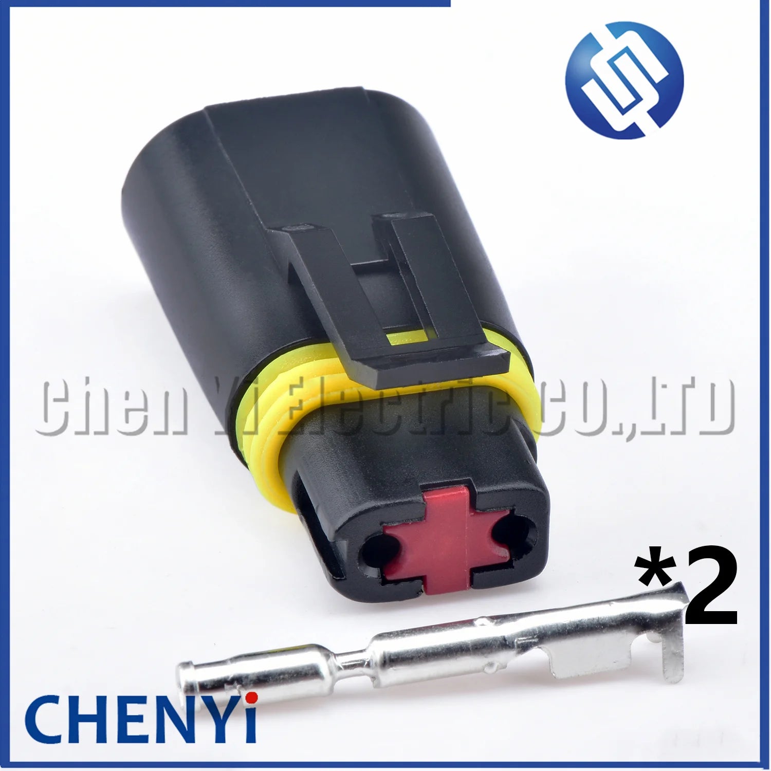 2 Pin Automotive waterproof fuel level sensor connector Transmission Fuel injector plug CY73022-1.8-21 CY73022-1.8-11 with Pin