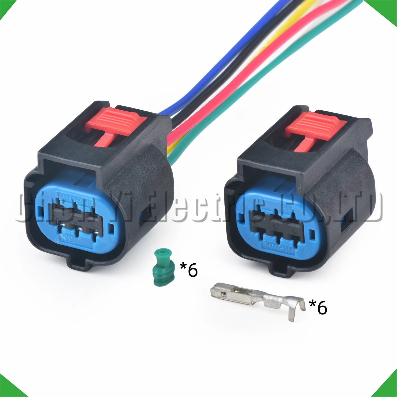 6-pin auto connector connector automotive connectors throttle valve harness 54390612
