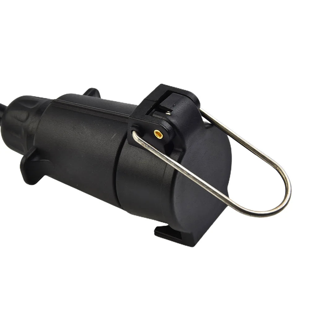 4 Pin Flat Plug To European 7 Pin Connector 4 To 7 Trailer Light Converter Electrical Adapter Socket Trailer Accessories