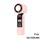 4000mAh Rechargeable Electric Handheld Fan 100 Speeds Adjustable Portable Travel Outdoor Foldable Mini Air Cooling Turbo Amagi