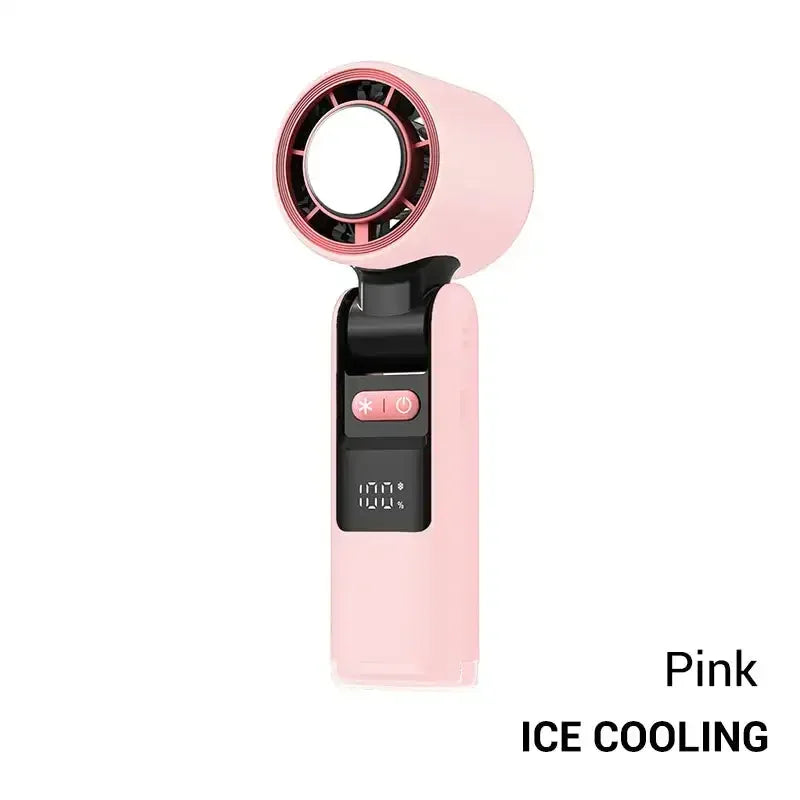 4000mAh Rechargeable Electric Handheld Fan 100 Speeds Adjustable Portable Travel Outdoor Foldable Mini Air Cooling Turbo Amagi