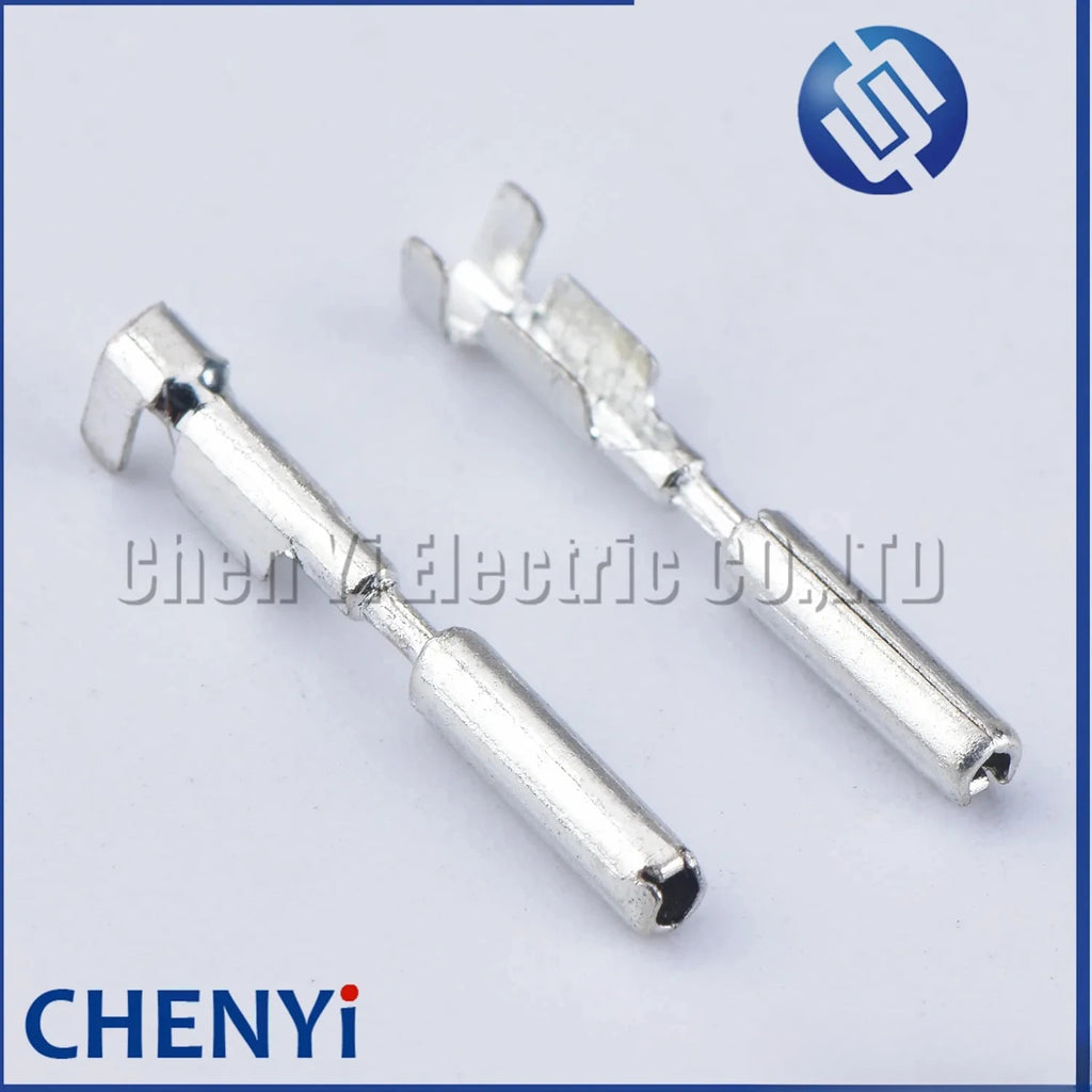 50 Pcs Auto Round Crimp Electrical Wire Terminal Loose Metal 0.8mm Pins For car ECU Connector 15452126