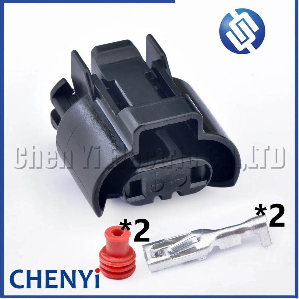 2 Pin Automotive waterproof connector HB3 9005 Headlight bulb plug 6098-0333 With pins For Toyota LEXUS