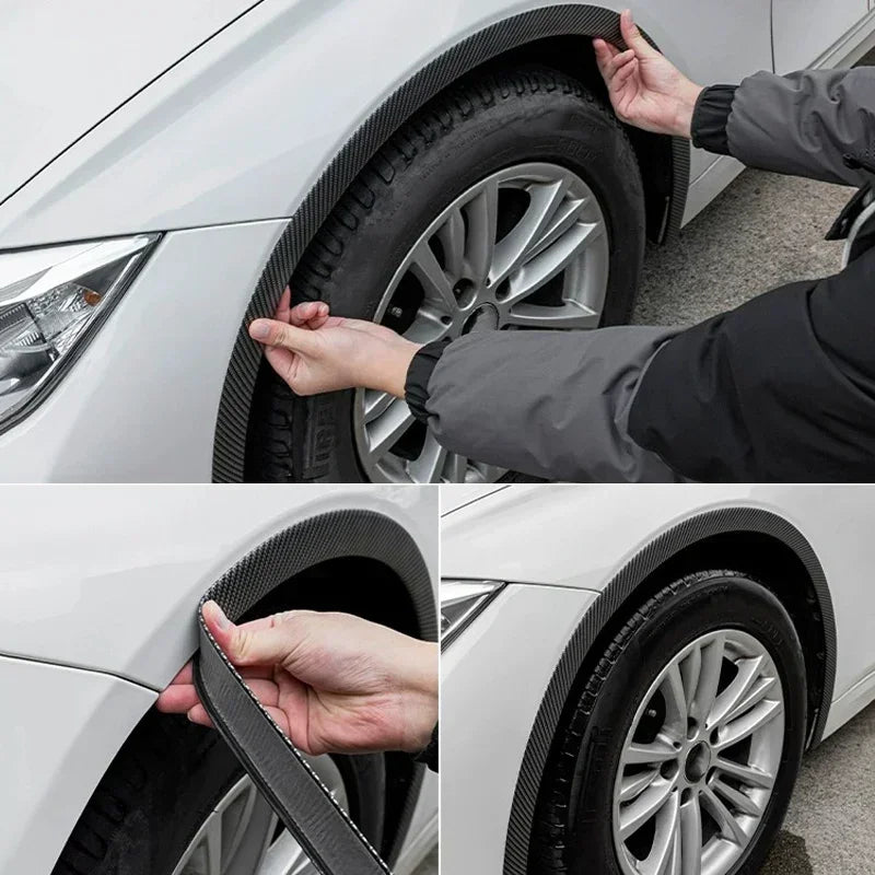 Universal Fender Flare Car Wheel Eyebrow Protector Lip Wheel-arch Trim Arch Extenders Scratch Proof Rubber Seal Strip Amagi
