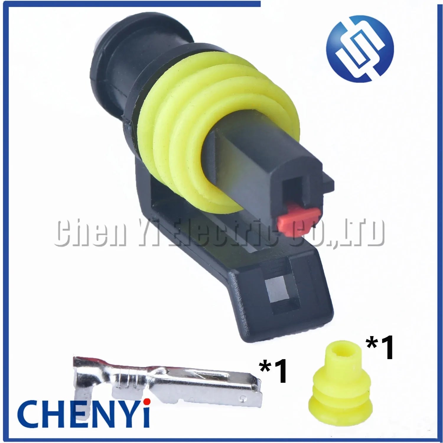 5 Sets 1 pin Sealed Electrical Wire automotive Connector Male or Female car Waterproof Plug kit 282079-1 282103-1