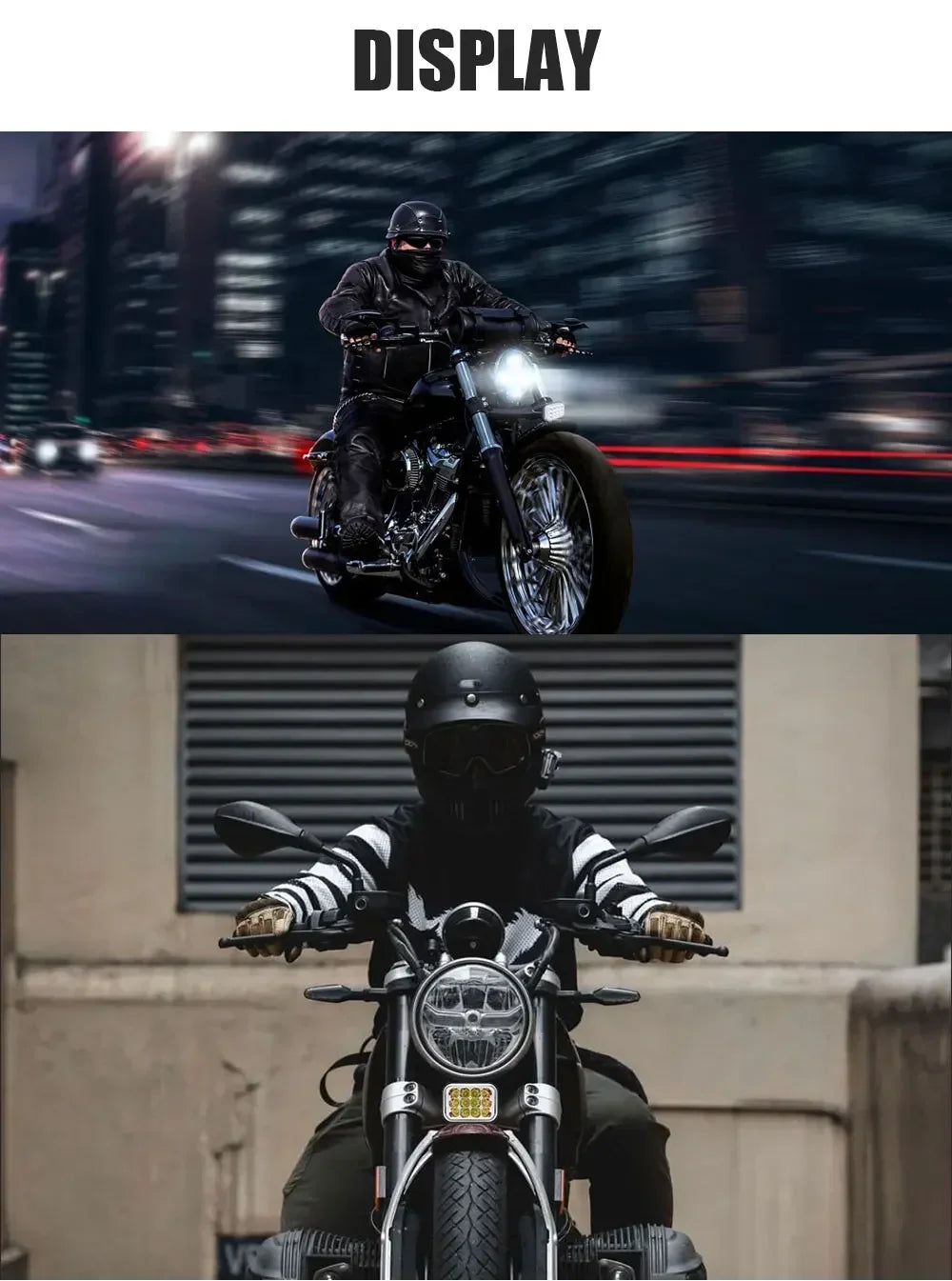 12 Led Strobe Motorcycle Headlight LED Switch Auxiliary Working Fog Lights Bulb Projector Headlight Motorbike Running Lamp Amagi