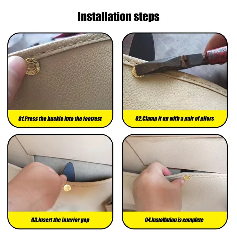 Car Mat Fixing Buckles Carpet Clips Fixing Grips Clamps Floor Holders Car Fastener Clips Anti Skid Fastener Retainer Resistant