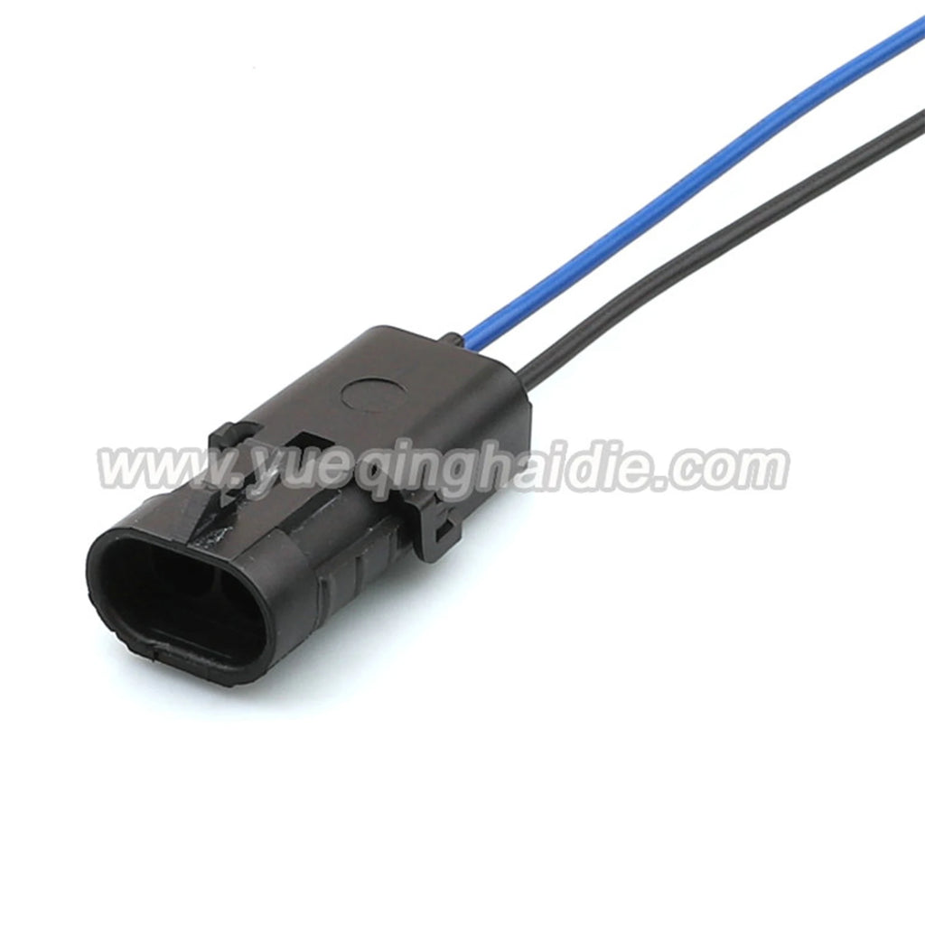 Delphi 2-Pin Connector Waterproof 2.5mm Male Female Connector Automotive Wiring Harness Cable Plug for GM 12010973 12015792