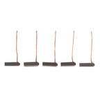 High Quality 10Pcs 5*7*19mm Copper Electric Generator Carbon Brushes Car Alternator Power Tools Car Regulator Low Copper